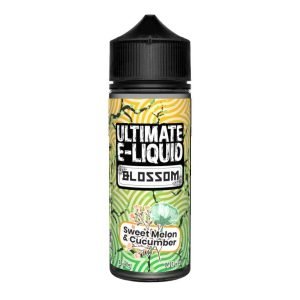 Blossom by Ultimate Puff Shortfills E-Liquid Vape Juice | Sweet melon & Cucumber 100ml - 0mg