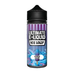 Ice Lolly by Ultimate Puff Shortfills E-Liquid Vape Juice | Bubble Grape 100ml - 0mg
