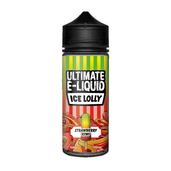 Ice Lolly by Ultimate Puff Shortfills E-Liquid Vape Juice | Strawberry Kiwi 100ml - 0mg
