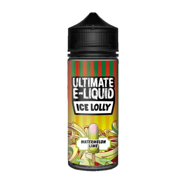 Ice Lolly by Ultimate Puff Shortfills E-Liquid Vape Juice | Watermelon Lime 100ml - 0mg