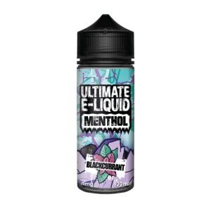 Menthol by Ultimate Puff Shortfills E-Liquid Vape Juice | Blackcurrant 100ml - 0mg