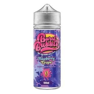 Burst My Bubble Shortfills E-Liquid Vape Juice | Blueberry Grape 100ml - 0mg