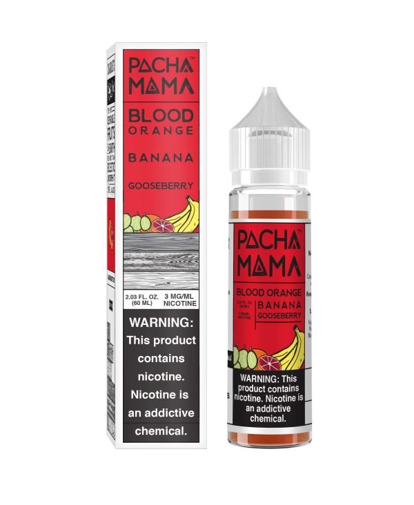 Pacha Mama by Charlie's Chalk Dust Shortfills E-Liquid Vape Juice | Blood Orange Banana Gooseberry 50ml - 0mg