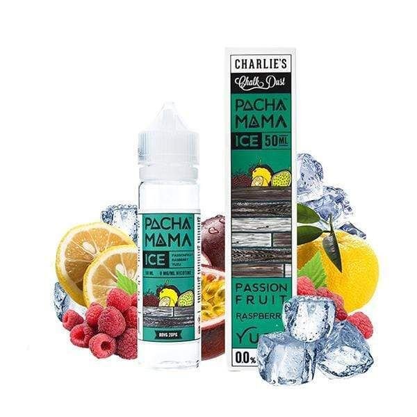 Pacha Mama by Charlie's Chalk Dust Shortfills E-Liquid Vape Juice | Passion Fruit Raspberry Yuzu Ice 50ml - 0mg