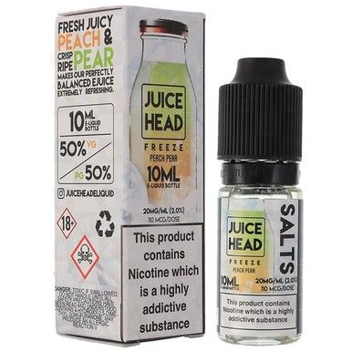 Freeze by Juice Head Nic Salts | Peach Pear Freeze 10ml