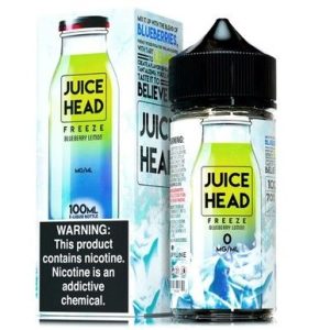 Freeze by Juice Head Shortfills E-Liquid Vape Juice | Blueberry Lemon Freeze 100ml - 0mg