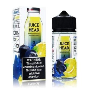 Juice Head Shortfills E-Liquid Vape Juice | Blueberry Lemon 100ml - 0mg