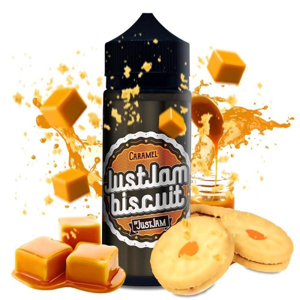 Biscuit by Just Jam Shortfills E-Liquid Vape Juice | Biscuit Caramel 100ml - 0mg