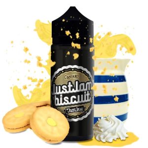 Biscuit by Just Jam Shortfills E-Liquid Vape Juice | Biscuit Custard 100ml - 0mg