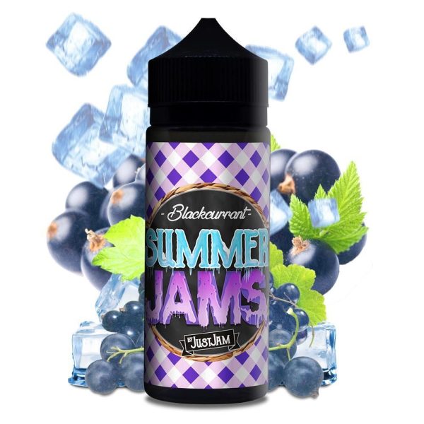 Summer Jams by Just Jam Shortfills E-Liquid Vape Juice | Summer Jams Blackcurrant 100ml - 0mg