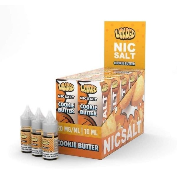 Loaded Nic Salts | Cookie Butter 10ml