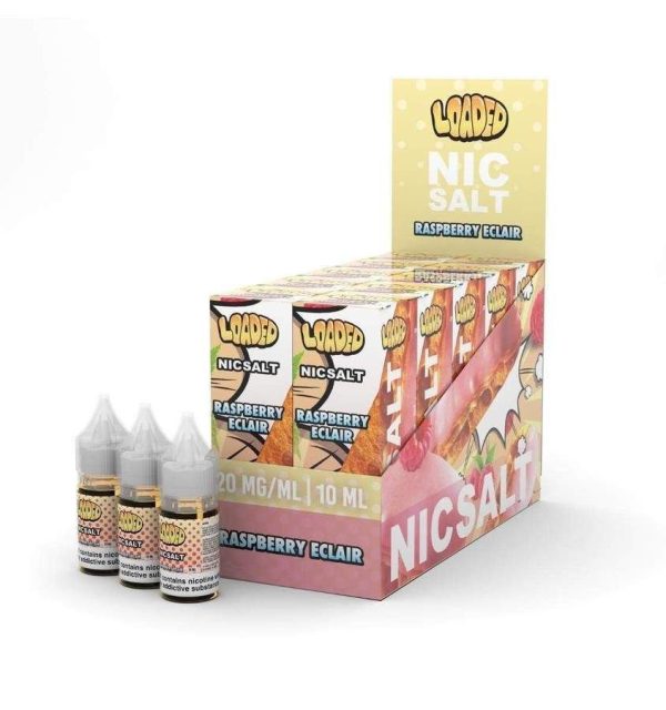Loaded Nic Salts | Raspberry Éclair 10ml