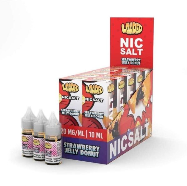 Loaded Nic Salts | Strawberry Jelly Donut 10ml