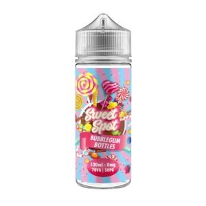 Sweet Spot Shortfills E-Liquid Vape Juice | Bubblegum Bottles 100ml - 0mg