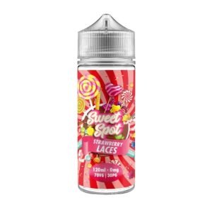 Sweet Spot Shortfills E-Liquid Vape Juice | Strawberry Laces 100ml - 0mg