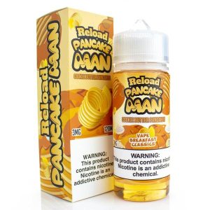 Vape Breakfast Classics Shortfills E-Liquid Vape Juice | Reload Pancake Man 100ml - 0mg