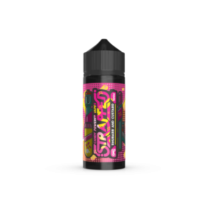 Strapped Shortfills E-Liquid Vape Juice | Rhubarb & Custard 100ml - 0mg