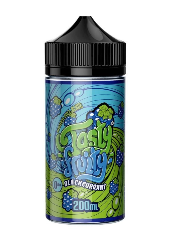 Tasty Fruity Shortfills E-Liquid Vape Juice | Blackcurrant 200ml - 0mg