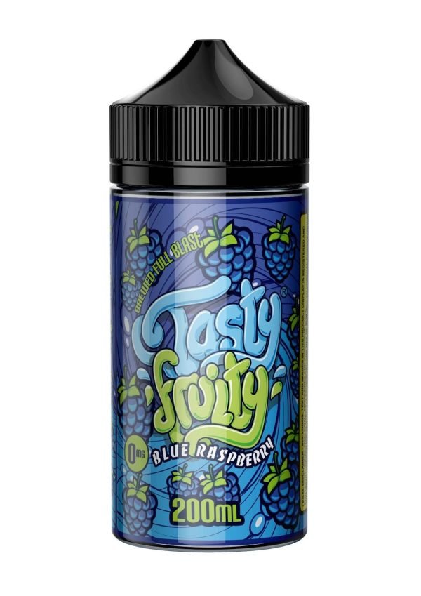 Tasty Fruity Shortfills E-Liquid Vape Juice | Blue Raspberry 200ml - 0mg