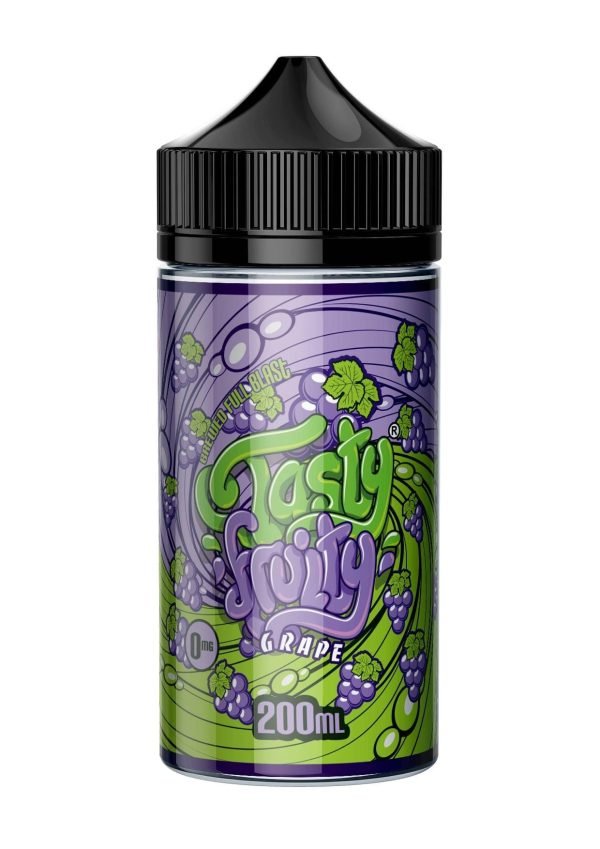 Tasty Fruity Shortfills E-Liquid Vape Juice | Grape 200ml - 0mg