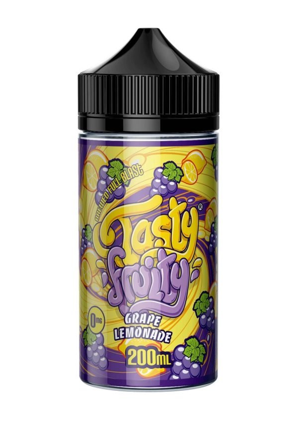 Tasty Fruity Shortfills E-Liquid Vape Juice | Grape Lemonade 200ml - 0mg