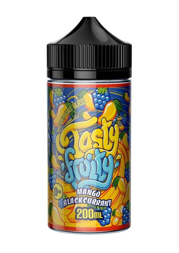 Tasty Fruity Shortfills E-Liquid Vape Juice | Mango Blackcurrant 200ml - 0mg