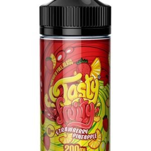 Tasty Fruity Shortfills E-Liquid Vape Juice | Strawberry Pineapple 200ml - 0mg