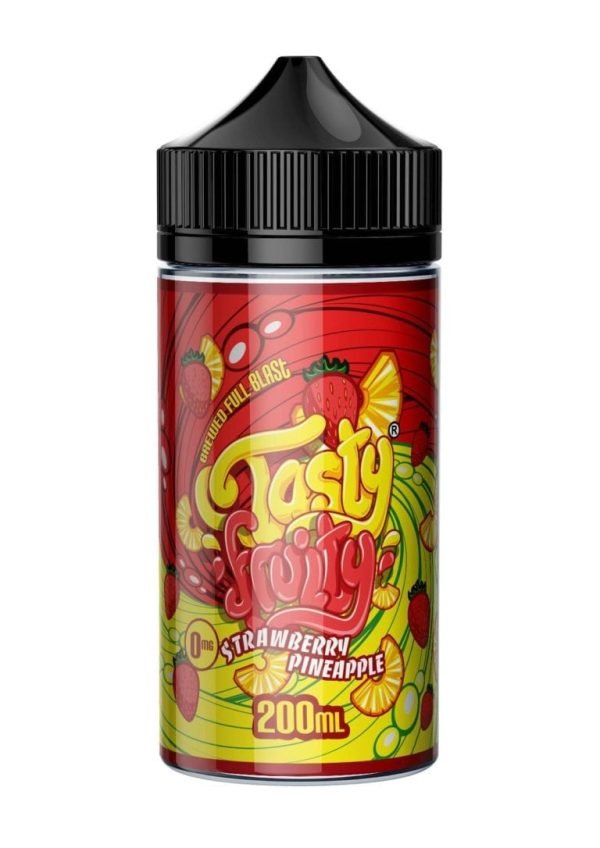 Tasty Fruity Shortfills E-Liquid Vape Juice | Strawberry Pineapple 200ml - 0mg