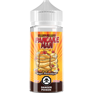 Vape Breakfast Classics Shortfills E-Liquid Vape Juice | Tooty Frooty Pancake Man 100ml - 0mg