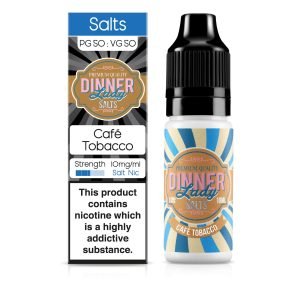 Dinner Lady Nic Salts | Cafe Tobacco 10ml