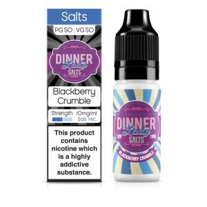 Dinner Lady Nic Salts | Desserts Blackberry Crumble 10ml