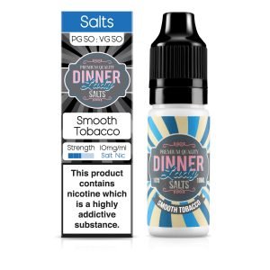 Dinner Lady Nic Salts | Smooth Tobacco 10ml