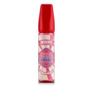 Dinner Lady Shortfills E-Liquid Vape Juice | Desserts Strawberry Macaroon 50ml - 0mg