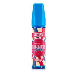 Dinner Lady Shortfills E-Liquid Vape Juice | Desserts Berry Tart 50ml - 0mg