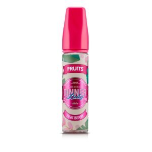 Dinner Lady Shortfills E-Liquid Vape Juice | Fruits Pink Berry 50ml - 0mg