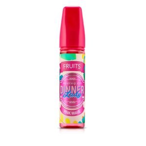 Dinner Lady Shortfills E-Liquid Vape Juice | Fruits Pink Wave 50ml - 0mg