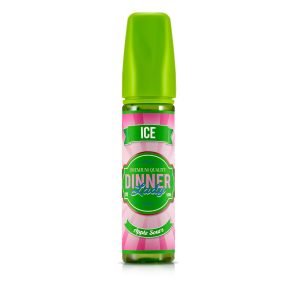 Dinner Lady Shortfills E-Liquid Vape Juice | Ice Apple Sours 50ml - 0mg