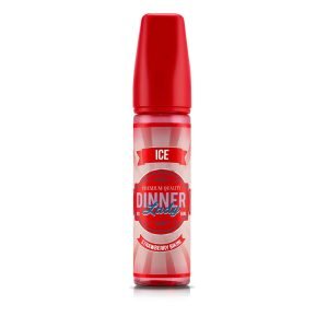 Dinner Lady Shortfills E-Liquid Vape Juice | Ice Strawberry Bikini 50ml - 0mg