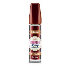 Dinner Lady Shortfills E-Liquid Vape Juice | Tobacco Cafe 50ml - 0mg