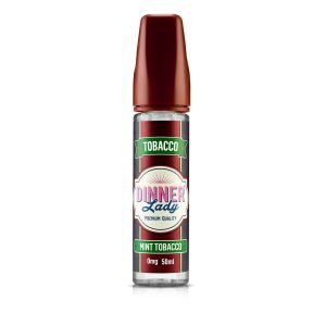 Dinner Lady Shortfills E-Liquid Vape Juice | Tobacco Mint 50ml - 0mg