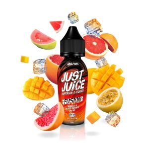 Just Juice Shortfills E-Liquid Vape Juice | Fusion Mango & Blood Orange On Ice 50ml - 0mg
