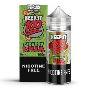 Keep It 100 Shortfills E-Liquid Vape Juice | Kiberry Killa 100ml - 0mg