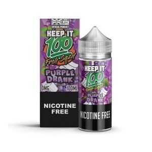 Keep It 100 Shortfills E-Liquid Vape Juice | Purple Drank 100ml - 0mg