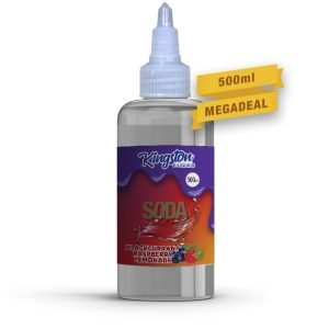 Kingston Shortfills E-Liquid Vape Juice | Blackcurrant Raspberry Lemonade Soda 500ml - 0mg