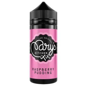 Mary's Kitchen Shortfills E-Liquid Vape Juice | Raspberry Pudding 100ml - 0mg