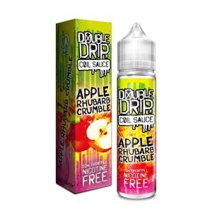 Double Drip Apple & Rhubarb Crumble Shortfill E-Liquid Vape Juice | 50ml 0mg