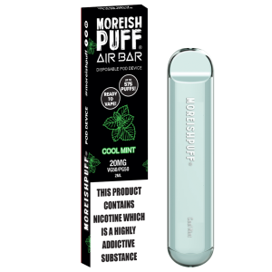 Moreish Puff Air Bar Cool Mint Disposable Pod Device