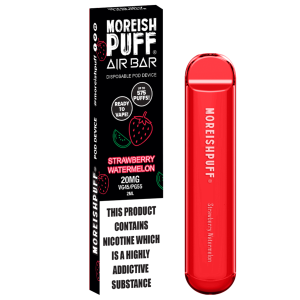 Moreish Puff Air Bar Strawberry Watermelon Disposable Pod Device