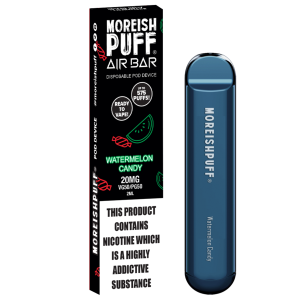 Moreish Puff Air Bar Watermelon Candy Disposable Pod Device