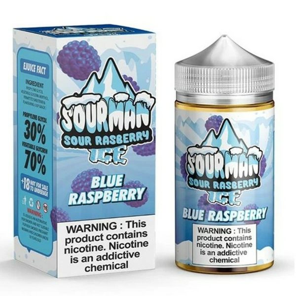Sour Man Blue Raspberry Ice